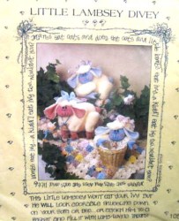 105 LITTLE LAMBSEY DIVEY STAND/KNEEL LAMB DOLL 1982 PATTERN